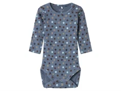 Name It blå body med print af stjerner 13235962 flint stone